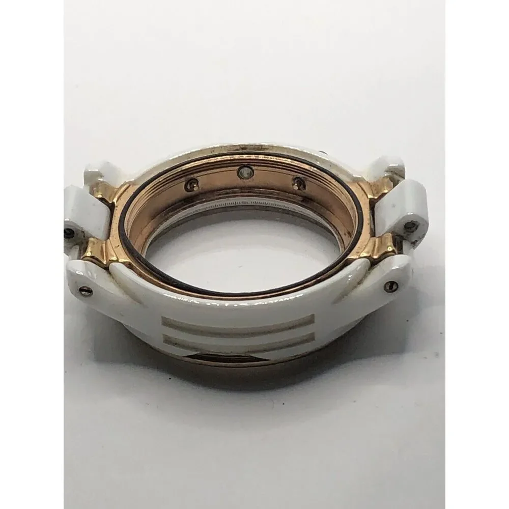 Michael Kors Watch Parts Case Only 40mm White Ceramic W/Crystal GY370